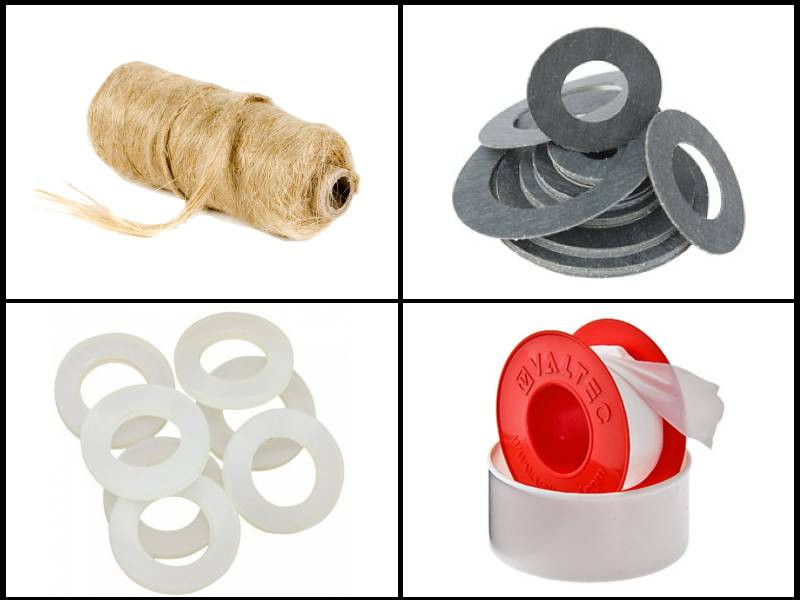 Уплотнители резьбовых соединений, уплотнительные элементы