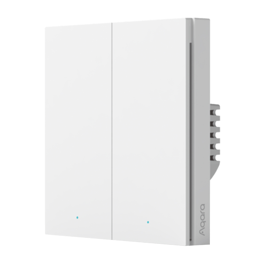 Умный выключатель Aqara Smart Wall Switch H1 (WS-EUK02) беспроводной белый  - купить в Москве ✓ | ТехноСтрой