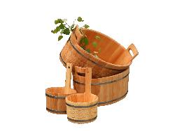 Ковши, ушаты, кадки
