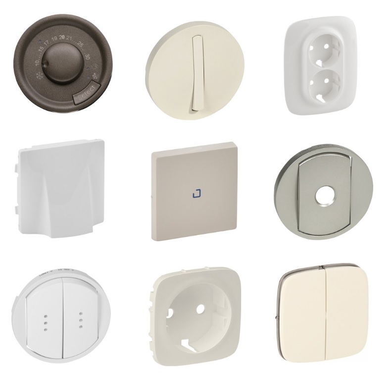 Накладки на розетки и выключатели