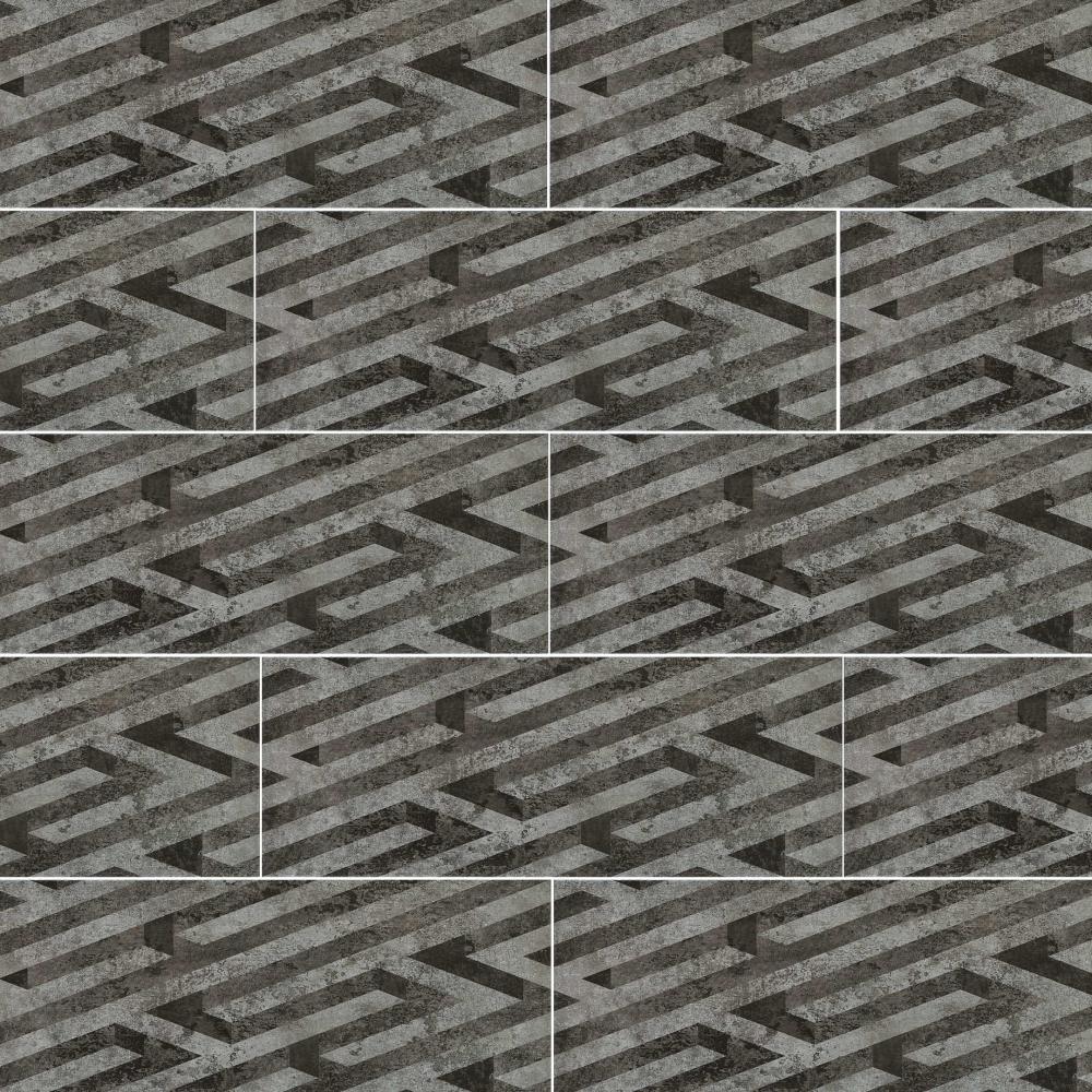 Керамическая плитка Керамин Нью-Йорк серая 60x30 см