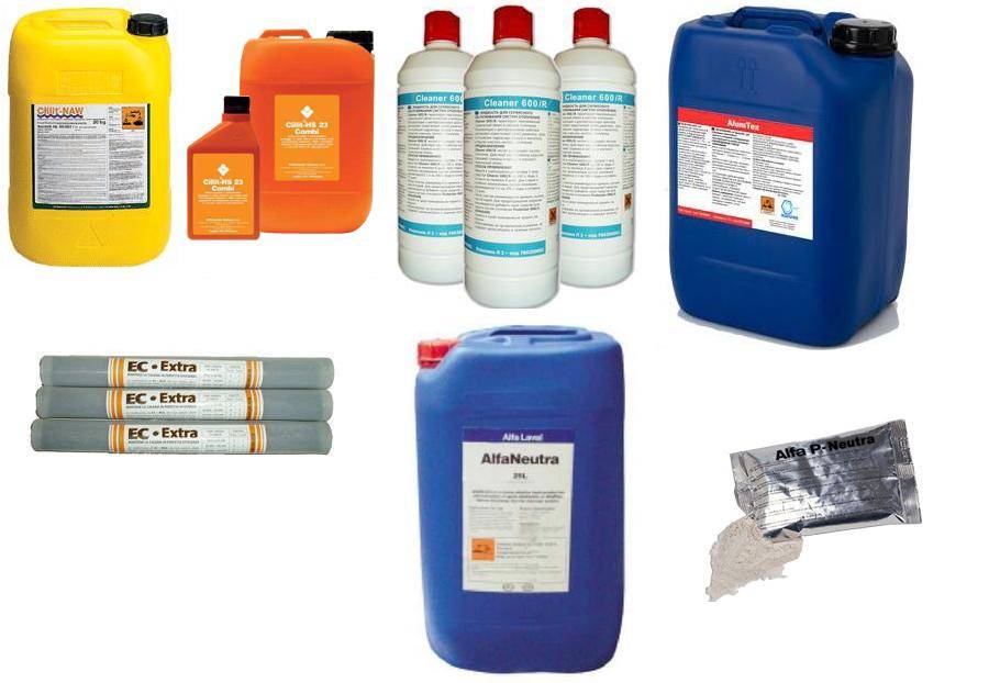 Средства для очистки систем отопления