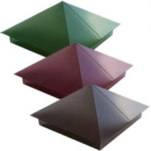 Колпаки на столбы забора