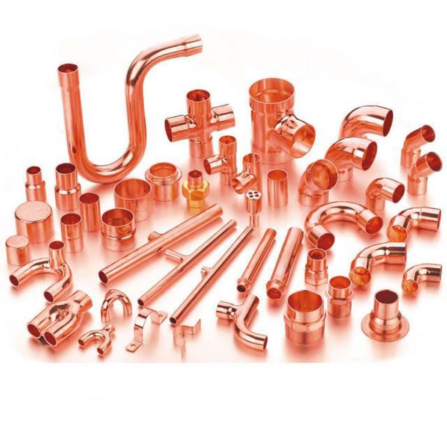 Медные трубы и фитинги