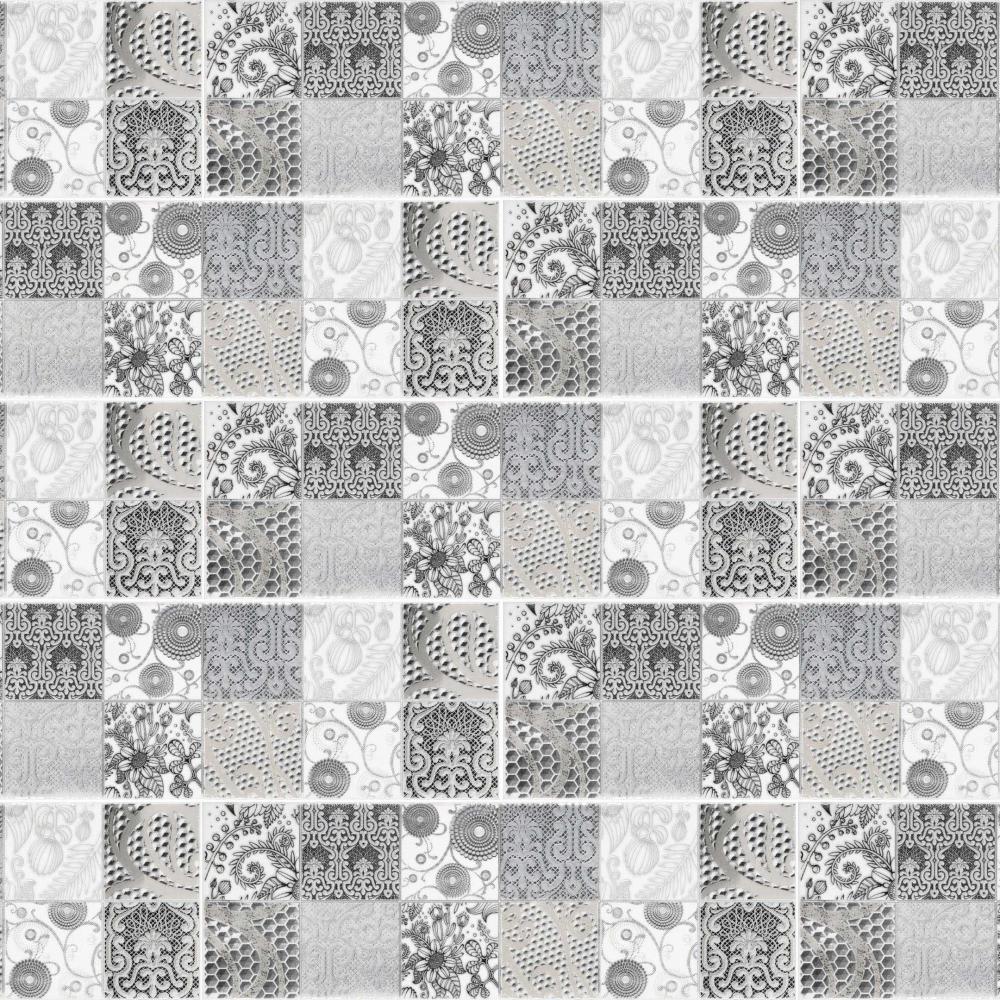Плитка декор Cersanit Manhattan серая 198x598x8,5 мм