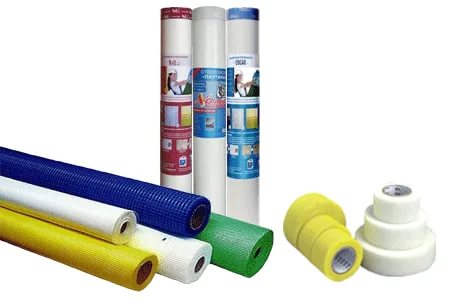 Сетки малярно-штукатурные, серпянки, ленты