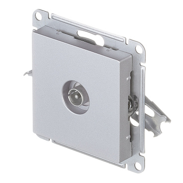 Розетка телевизионная Systeme Electric AtlasDesign встраиваемая алюминий (ATN000393)