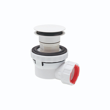 Сифон для раковины Wirquin Nano 6.7 1 1/4х32 мм с выпуском клик-клак с соединением 32 мм белый (30724953)