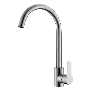 Смеситель для кухни Corsa Deco Creek нержавеющая сталь с высоким изливом однорычажный (966373)