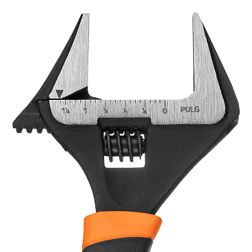 Ключ разводной с тонкими губками Truper Expert 150 мм с увеличенным захватом двухкомпонентная рукоятка