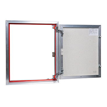 Люк ревизионный под плитку Практика EuroFormat-R алюминиевый 500х600 мм скрытый нажимной