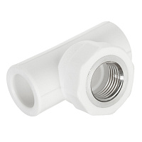 Тройник полипропиленовый Valtec переходный 20 мм х 3/4 ВР(г) х 20 мм (VTp.732.0.02005)