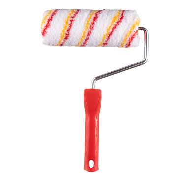 Валик полиэстер 180 мм d45 мм ворс 16 мм для водной основы с ручкой Beorol Hobby