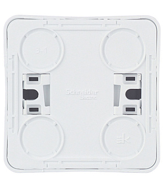 Розетка Systeme Electric Этюд накладная белая (PA16-001B)