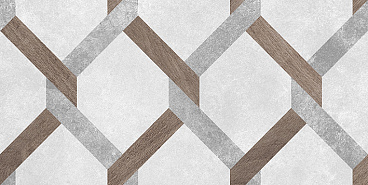 Atlas Плитка настенная серый узор 08-00-06-2459 20х40