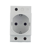 Розетка щитовая модульная IEK 220 В 16 А (MRD10-16)