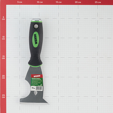 Шпатель-скребок Wenzo 75 мм с эргономичной ручкой (678517)