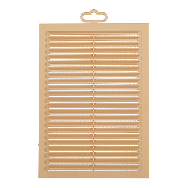 Решетка вентиляционная пластиковая приточно-вытяжная Era С 170х240 мм с сеткой бежевая