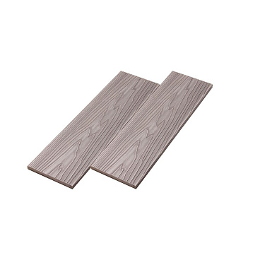 Доска доборная Greenwerk 11х140х3000 мм ДПК белый дуб (5 шт.)