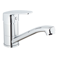 Смеситель для кухни и раковины Milardo Simp однорычажный с поворотным изливом хром (SIMSBR0M01)