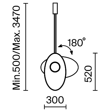 Подвесной светильник Maytoni MOD396PL-L10W3K