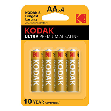 Батарейка Kodak Ultra Digital АА пальчиковая LR6 1,5 В (4 шт.) (Б0005248)