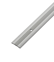 Порог алюминиевый одноуровневый стык 28х1800 мм серебро