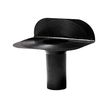 Воронка парапетная Поливент d110х250 мм черная RAL 9005