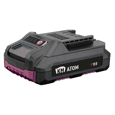 Аккумулятор КМ АТОМ 18 В 2Ач Li-Ion (BLI-18/2,1)