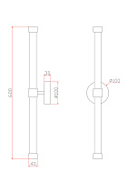 Настенный светильник (бра) Freya FR6108WL-L10G
