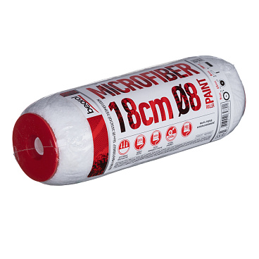 Валик микрофибра 180 мм d45 мм ворс 9 мм для водной и алкидной основы без ручки Beorol