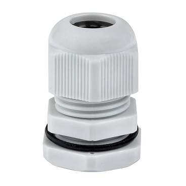 Сальник EKF PROxima PG 13,5 для кабеля диаметром 6-12 мм IP54 пластиковый серый (20 шт.) (plc-pg-13.5-r)