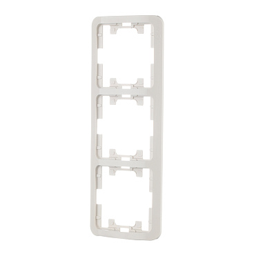 Рамка Makel Mimoza трехместная бежевая (32013)