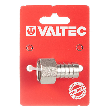 Штуцер Valtec для присоединения шланга 1/2 ВР(г) х 16 мм латунный (VTr.654.N.0416)