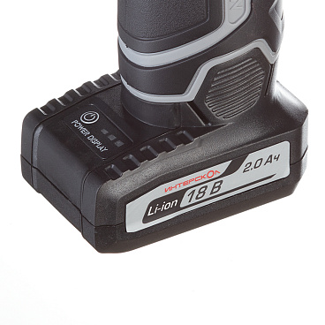 Дрель-шуруповерт аккумуляторная Интерскол Да-18ЭР 18 В 2 Ач Li-Ion 2 АКБ и ЗУ (436.2.2.20)