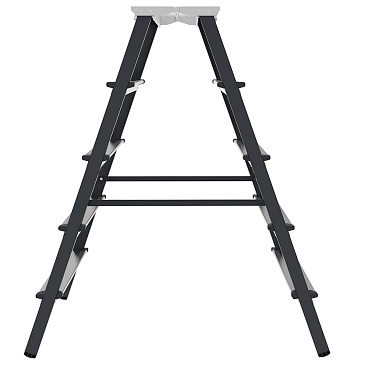 Стремянка алюминиевая 5 ступеней 80 мм двухсторонняя 1,10 м Новая высота