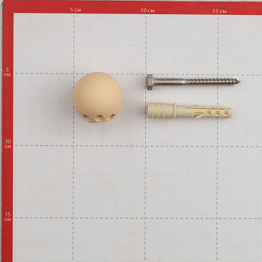 Упор дверной с крепежом сосна