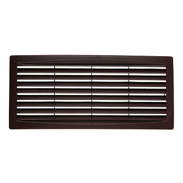 Решетка вентиляционная пластиковая переточная Era ДП 300х135 мм коричневая