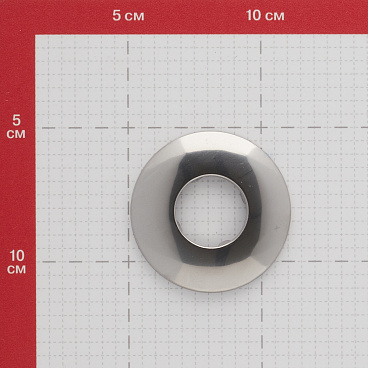Отражатель декоративный для полотенцесушителя 3/4 d60 мм плоский хром