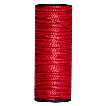 Нить крученая полипропиленовая 2 пряди красная d1,2 мм 100 м МДС без сердечника