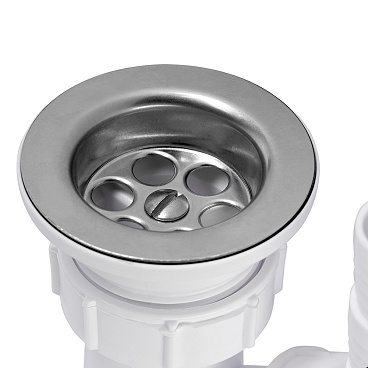 Сифон для раковины и мойки McAlpine 1 1/2х40 мм с выпуском d70 мм (MRSK3)