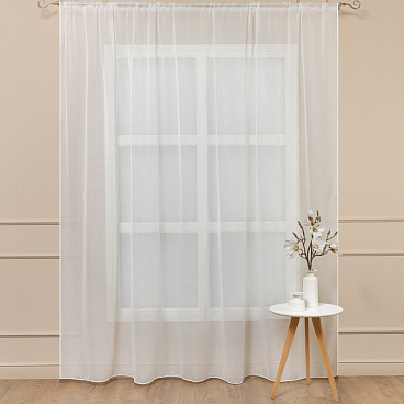 Тюль искусственный шелк шампань 300х260 см Amore Mio (95212)