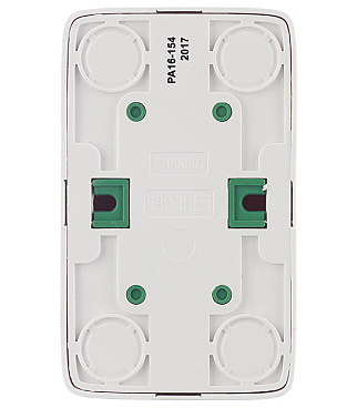 Розетка Hegel Alfa накладная белая со шторками (РА16-154)
