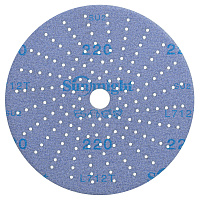 Диск шлифовальный Sunmight Ceramic d150 мм P220 на липучку пленочная основа (5 шт.)