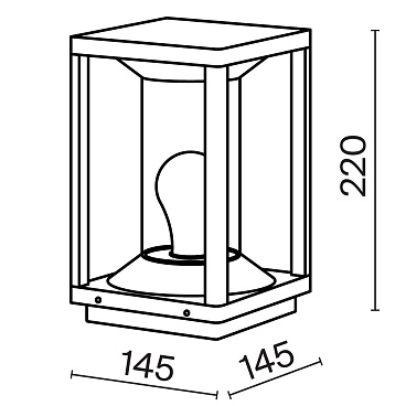 Ландшафтный светильник Outdoor O452FL-01GF