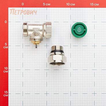 Клапан термостатический Arrowhead Element 3/4 НР(ш) х 3/4 ВР(г) для радиатора (212033)