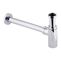 Сифон для раковины Wirquin Linies 1 1/4х32 мм без выпуска с отводом хром (31608002/30987189)