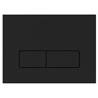 Клавиша смыва для инсталляций Siamp Plank черная матовая (10017663)