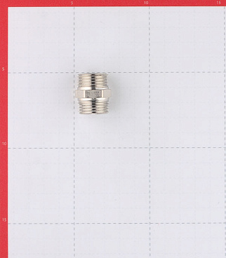 Ниппель Stout 1/2 НР(ш) х 1/2 НР(ш) латунный (SFT-0004-001212)