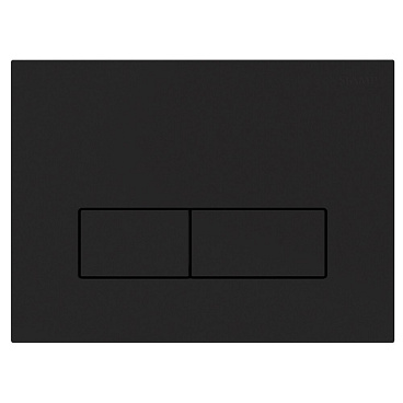 Клавиша смыва для инсталляций Siamp Plank черная матовая (10017663)